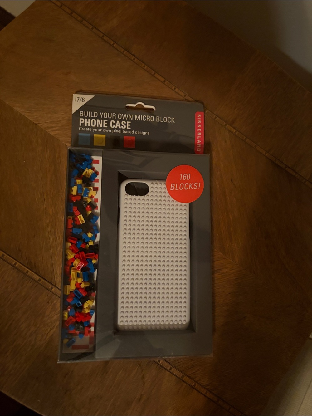 Kikkerland White Build-Your-Own Micro Block Phone Case